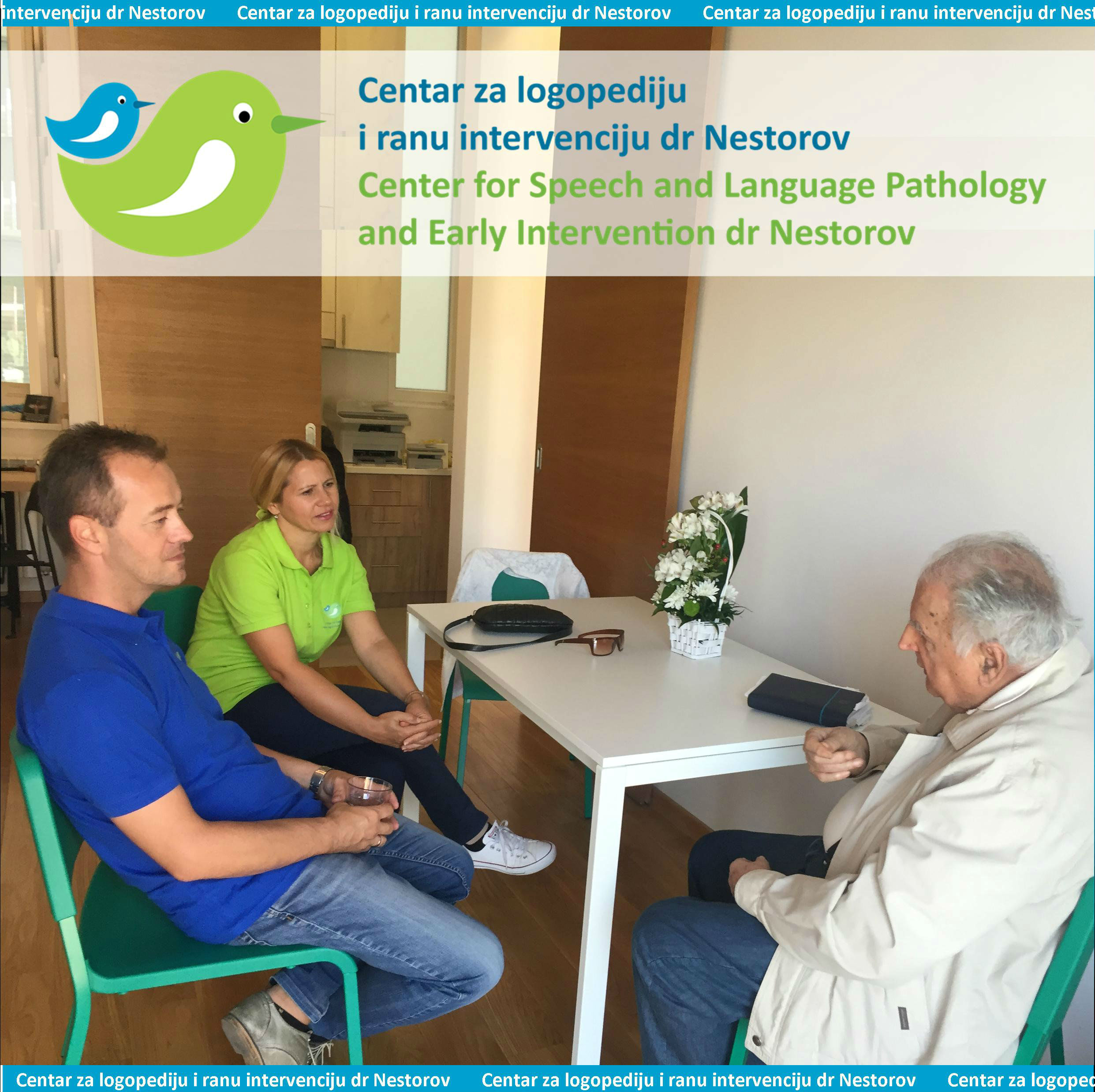 Naš mentor i dugogodišnji saradnik, dečiji psihijatar prof.dr Svetomir Bojanin, posetio je „Centar za logopediju i ranu intervenciju dr Nestorov“.