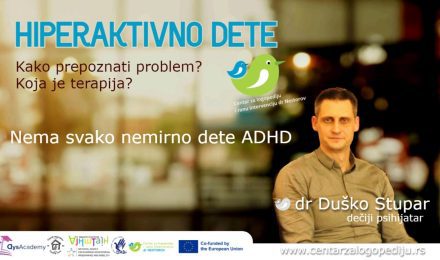 dr Duško Stupar, dečiji psihijatar